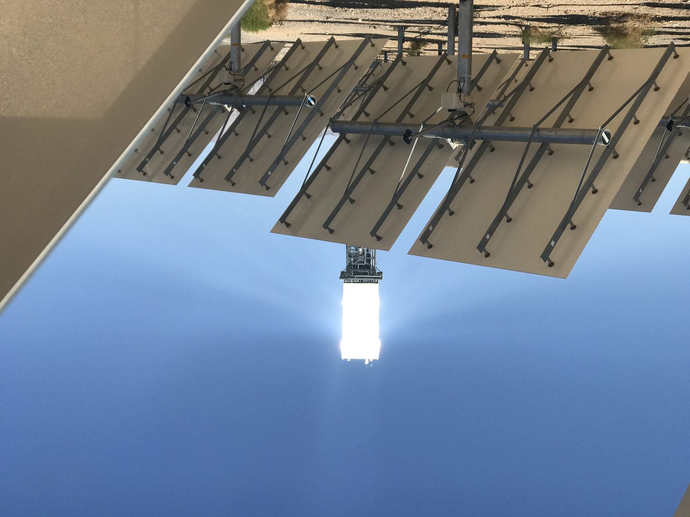 Solar tower, Mojave